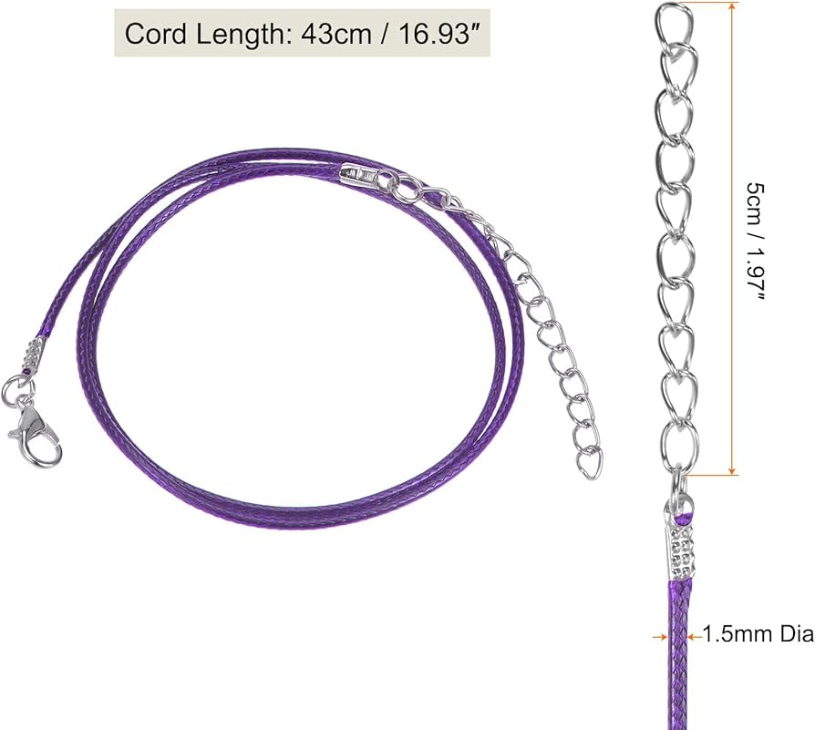 Waxed Nylon Cord Chain