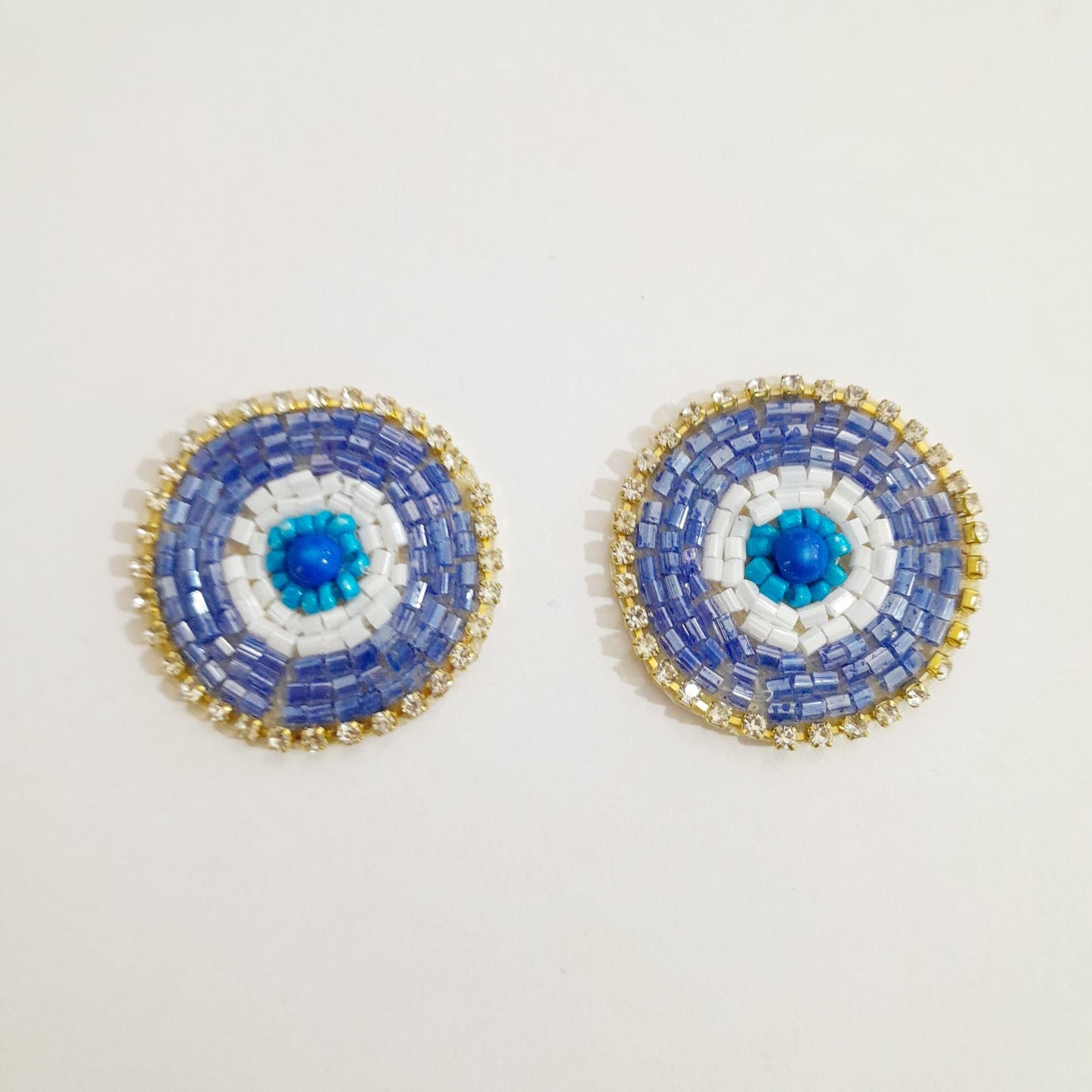 Seed Beads Evil Eye Patch - Set of 2