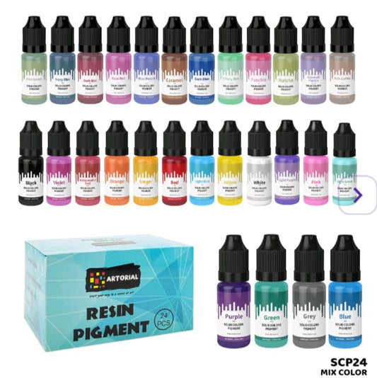 Solid Colors Resin Pigment Combo - 10ml