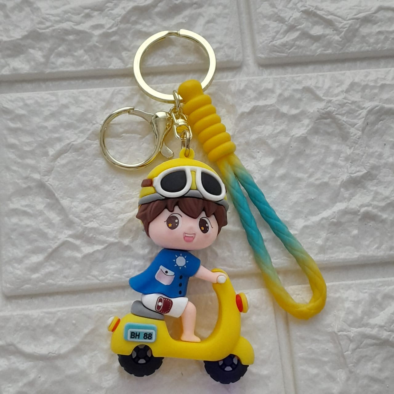 Keychain - Scooter Guy