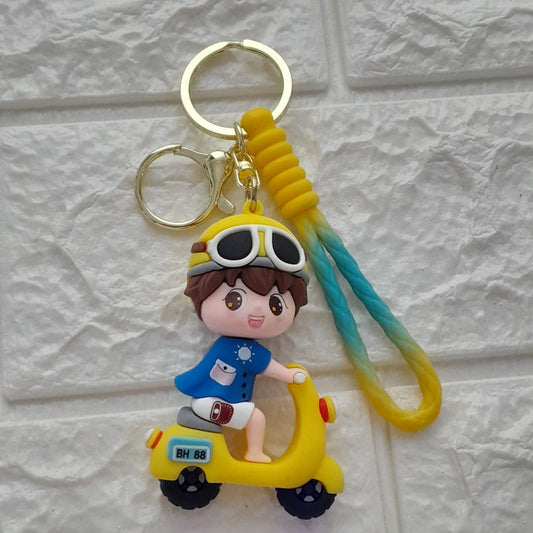 Keychain - Scooter Guy