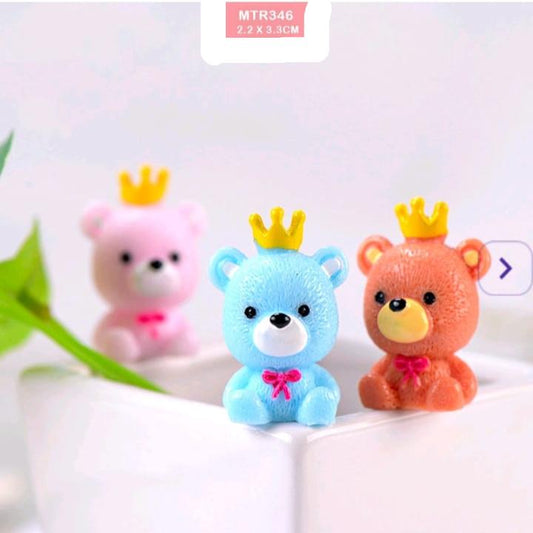Miniature - Crown Teddy Bear