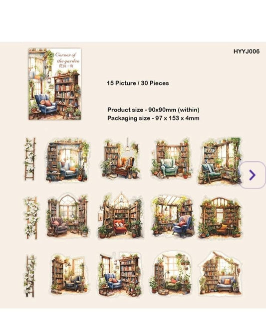 Corner Of The Garden 2 Stickers - 30pcs