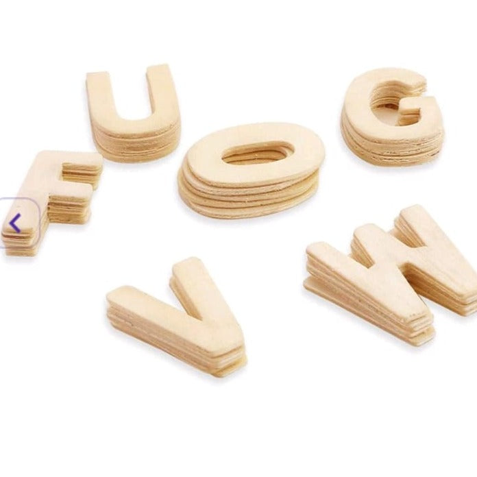 Mdf Alphabet Set - 3cm