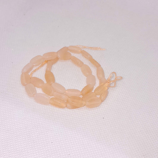 Acrylic Flat Beads Transparent