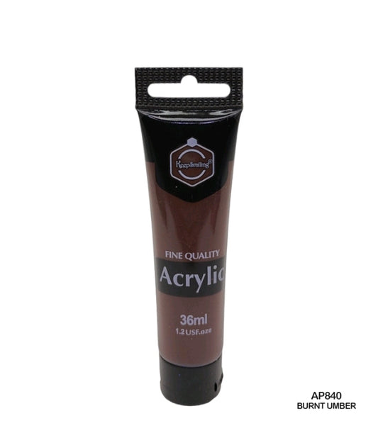 Acrylic Paint - Burnt Umber