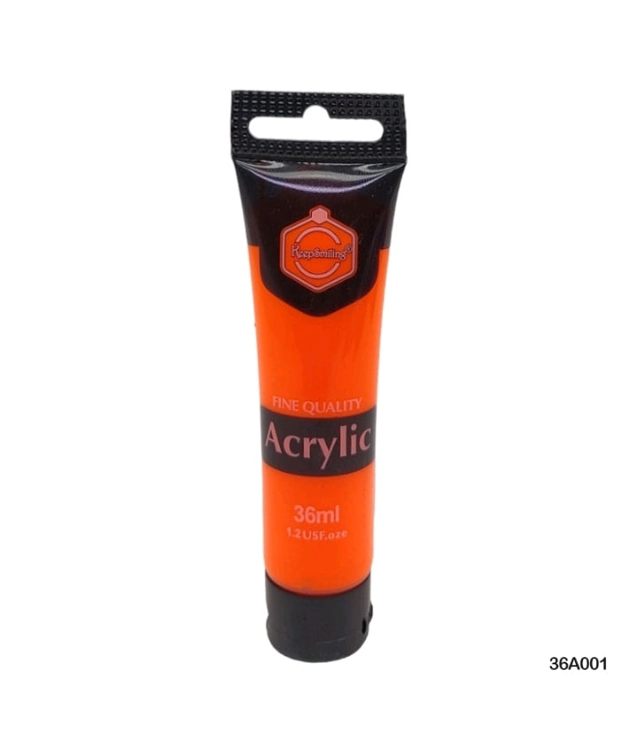 Acrylic Paint - Neon Orange