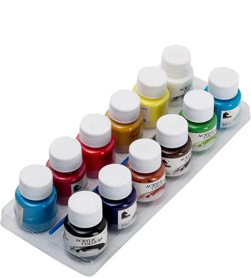 Acrylic paint - set of 12