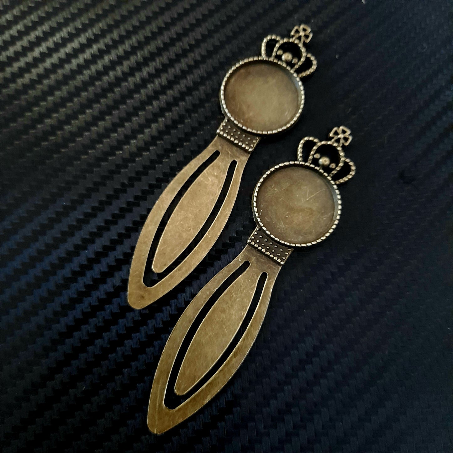 Antique Bookmark Bases - Set of 2 Bestow Charms