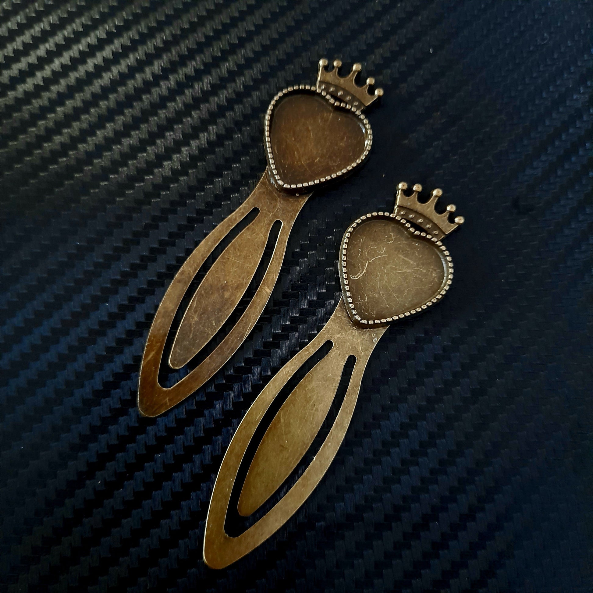 Antique Bookmark Bases - Set of 2 Bestow Charms