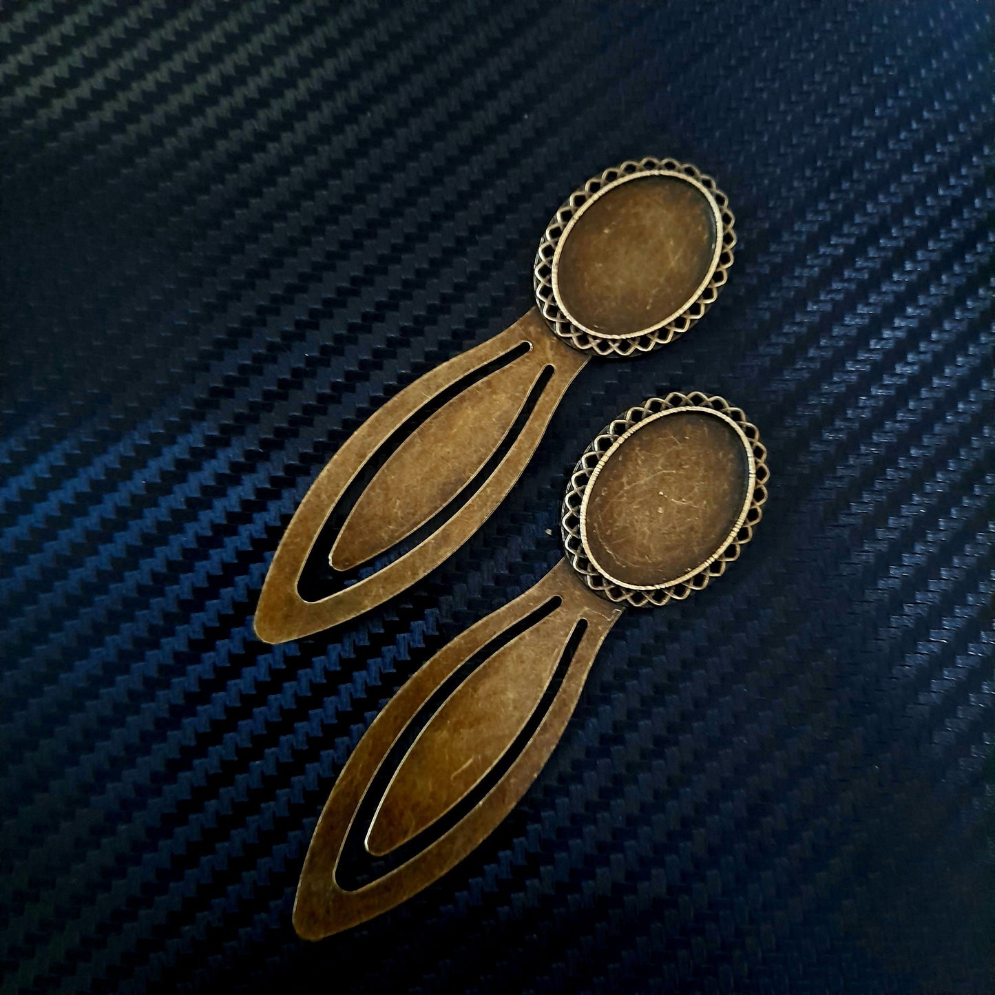 Antique Bookmark Bases - Set of 2 Bestow Charms