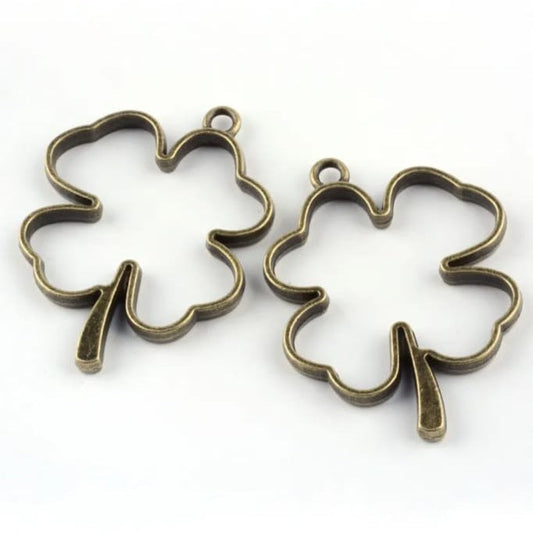 Antique Gold Open Bezel - Set Of 2