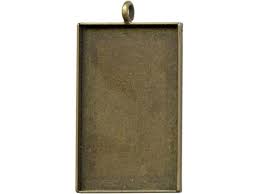 Antique Gold Pendant Base