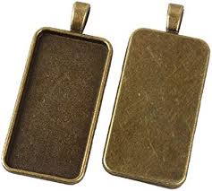 Antique Gold Pendant Base