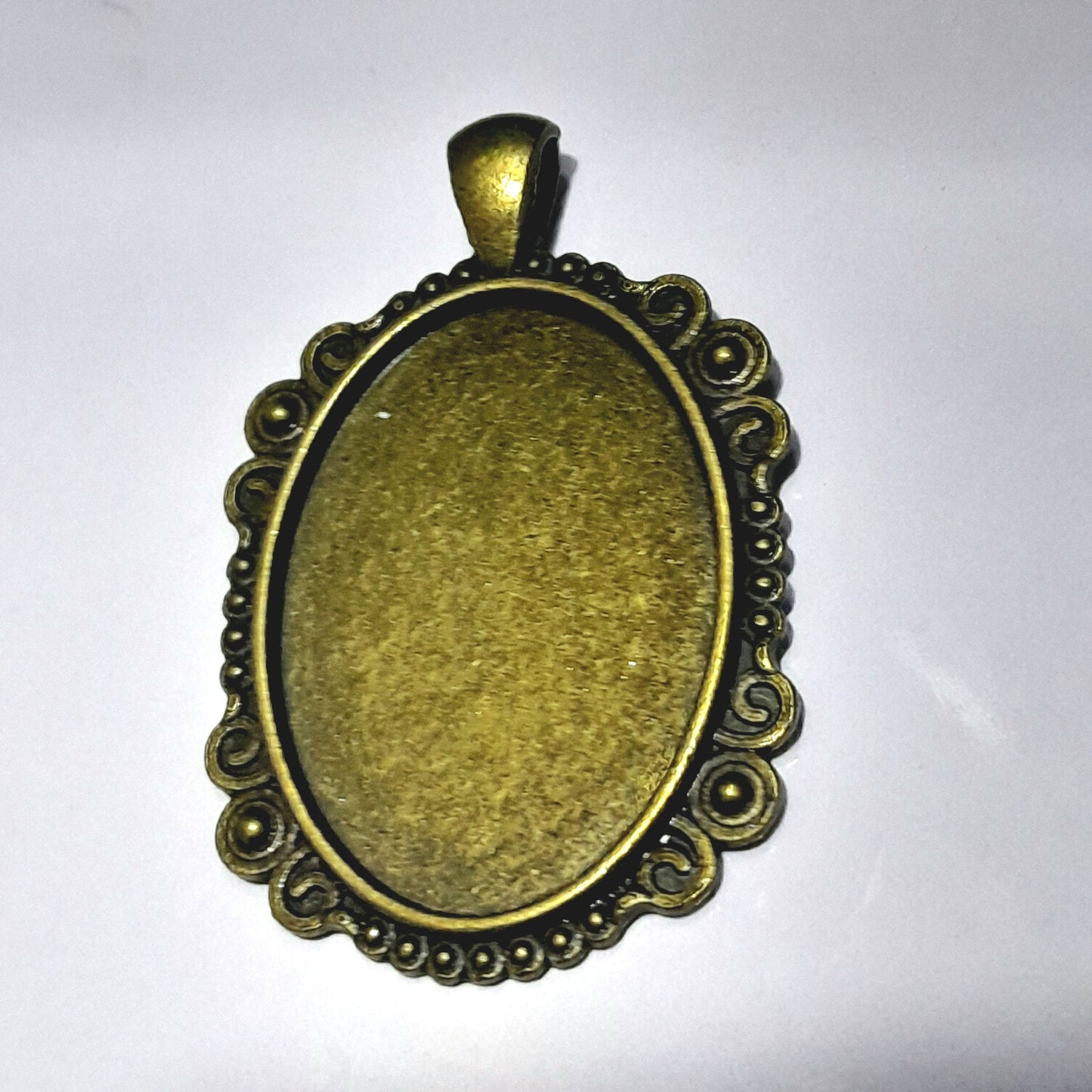 Antique Gold Pendant Base