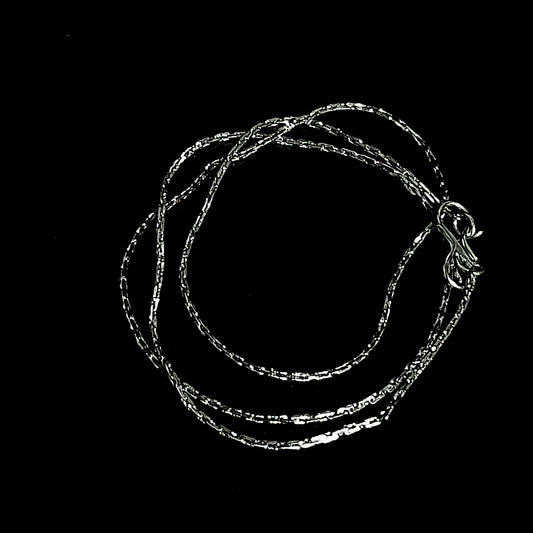 Antique silver thin Chain