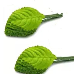 Artificial green leaf - 1"