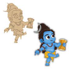 Bal shiva thandava - 4mmx4"