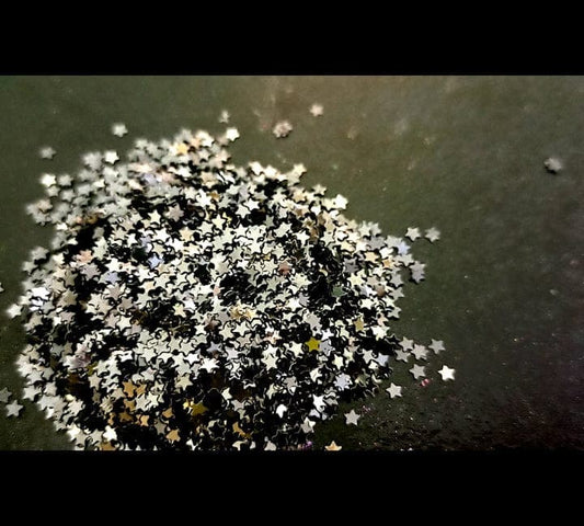 Black Stars Glitter - 20gms | Shape Glitters Bestow Charms