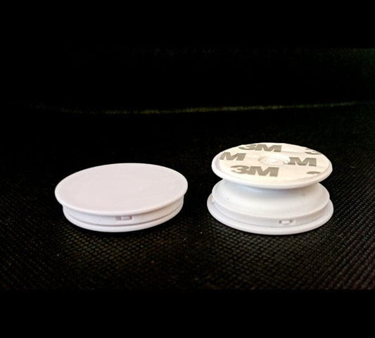 Pop Socket MDF Bases | Set of 2 Basic Pop Sockets | Black and White Pop Socket Bestow Charms