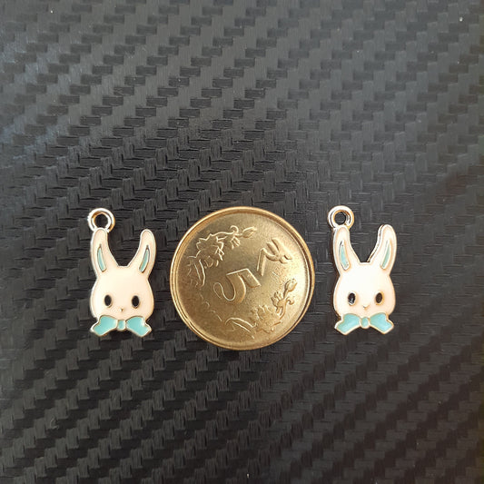Bunny Metal Charms - Set Of 2 Bestow Charms