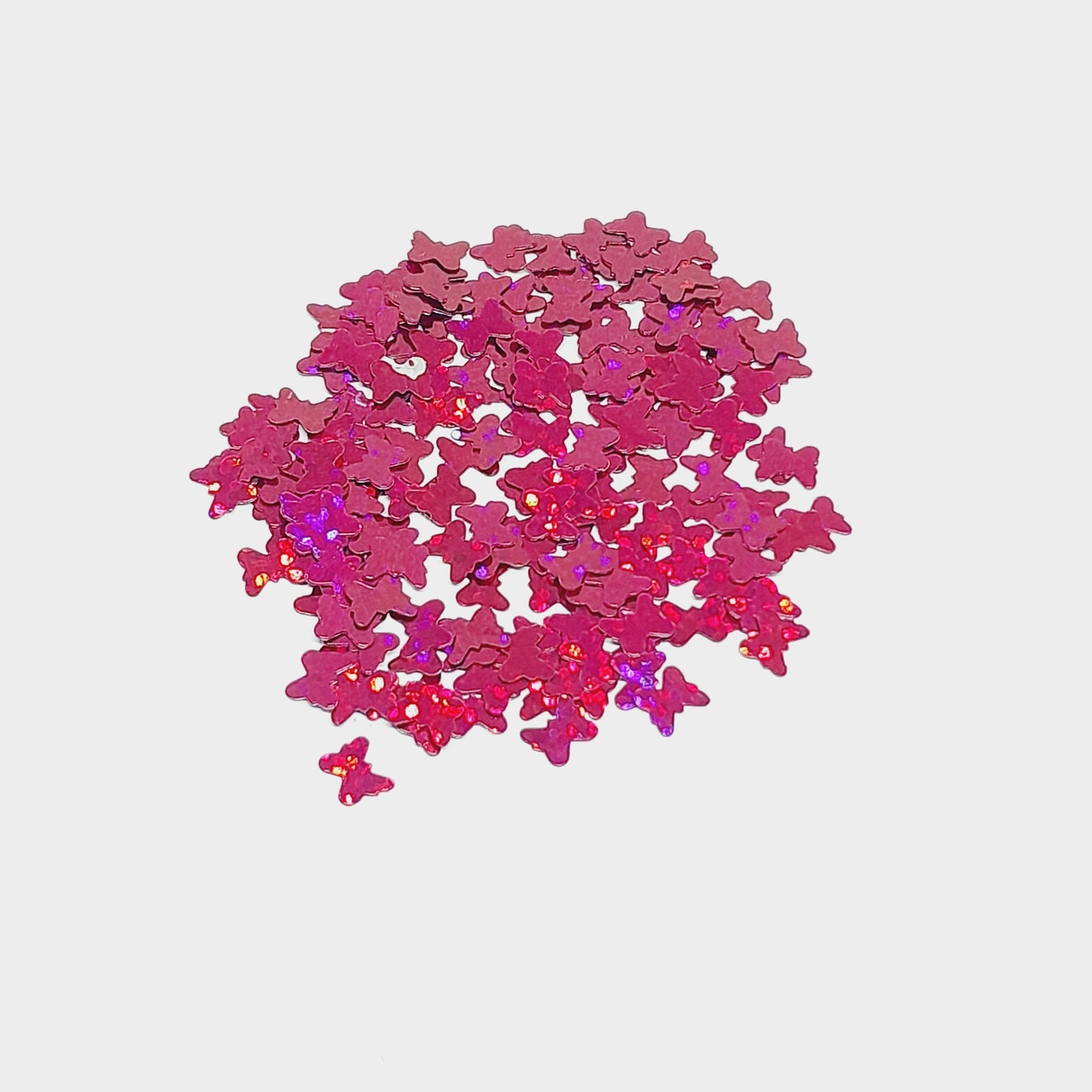 Butterfly Shape Holo Glitter