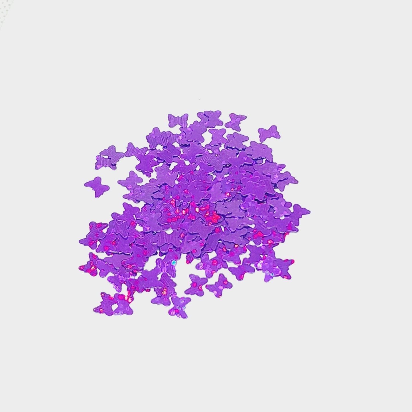 Butterfly Shape Holo Glitter