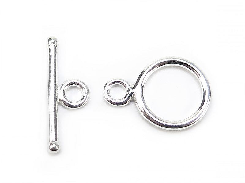 Silver Toggle Clasp - Set of 2