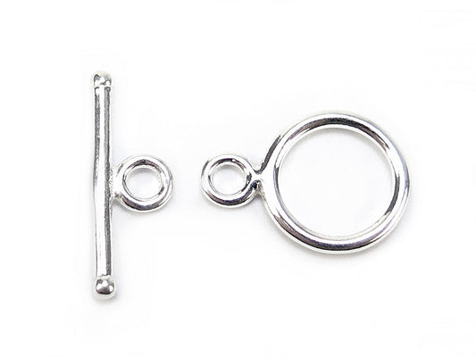 Silver Toggle Clasp - Set of 2