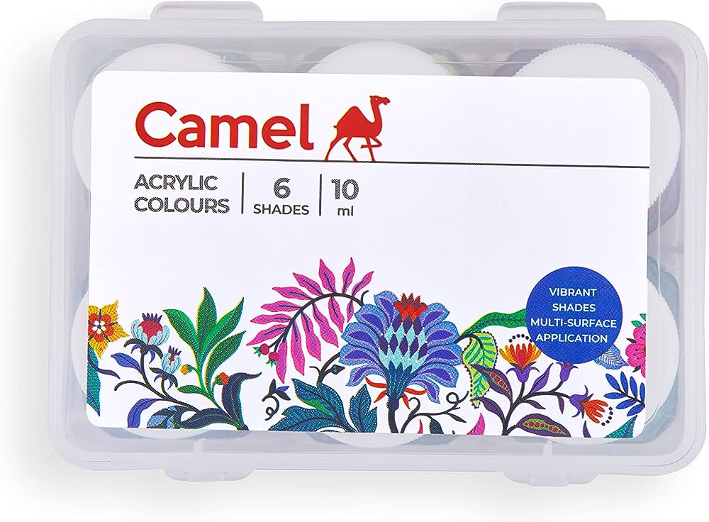 Camel Acrylic colors - Set of 6