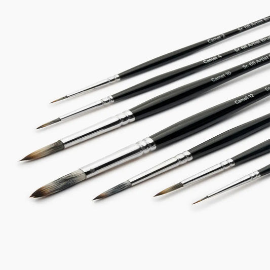 Camel Artist Round Brushes - 68 Series