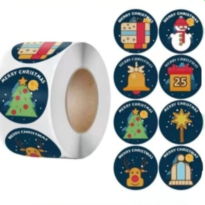 Christmas Stickers Roll