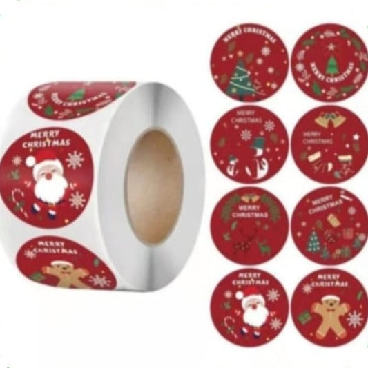 Christmas Stickers Roll