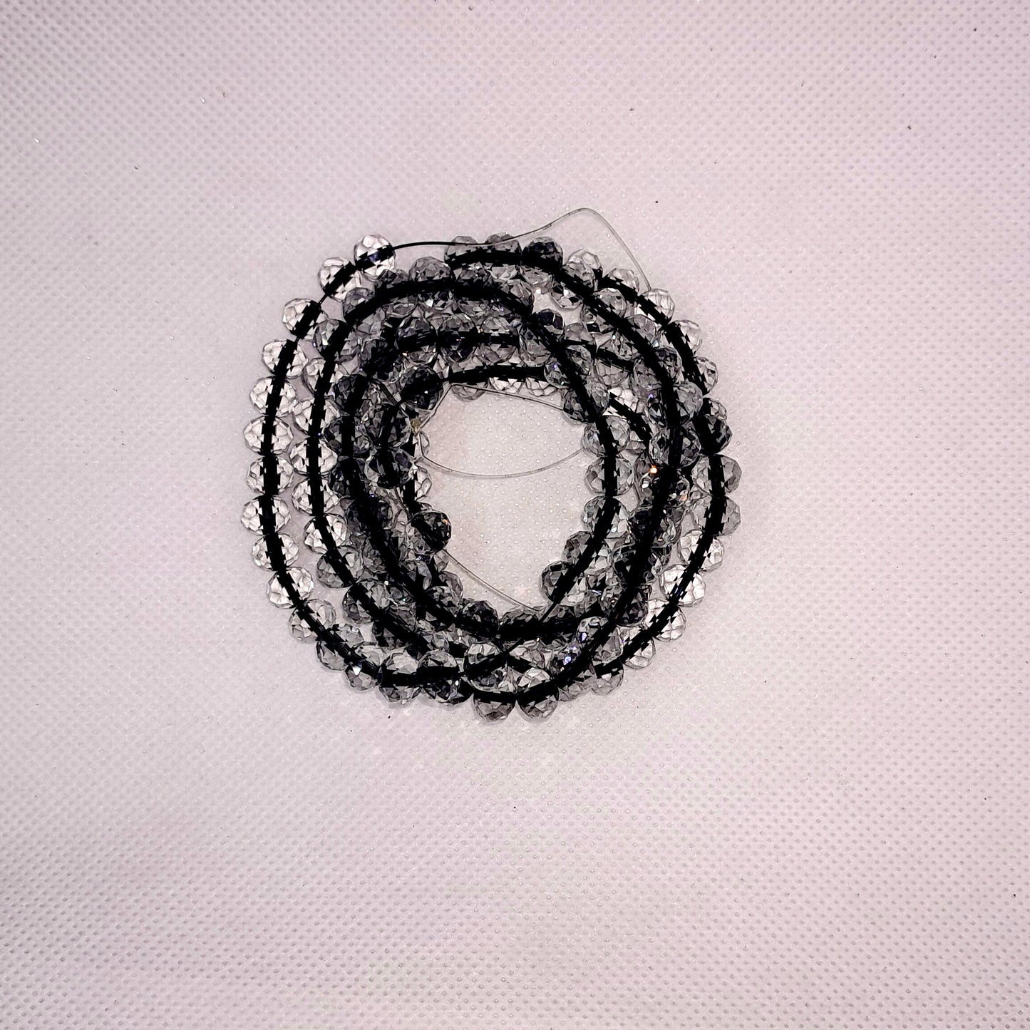 Clear Beads with Colored Centre