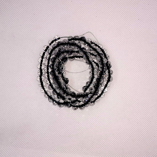 Clear Beads with Colored Centre