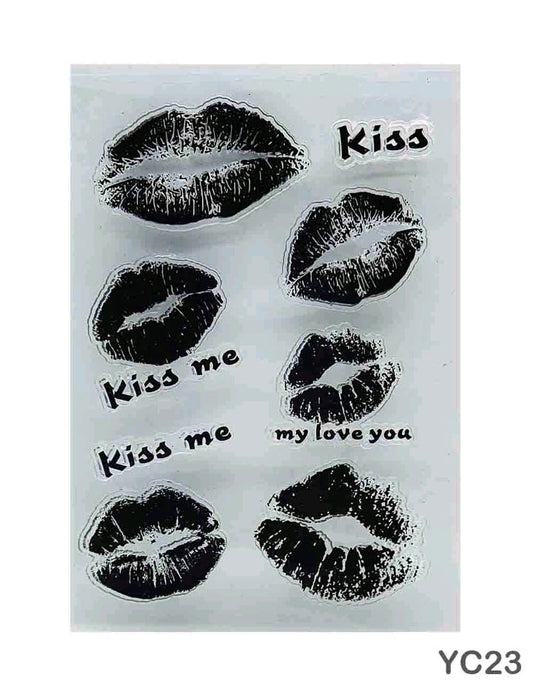 Clear Stamp - Kiss Lips