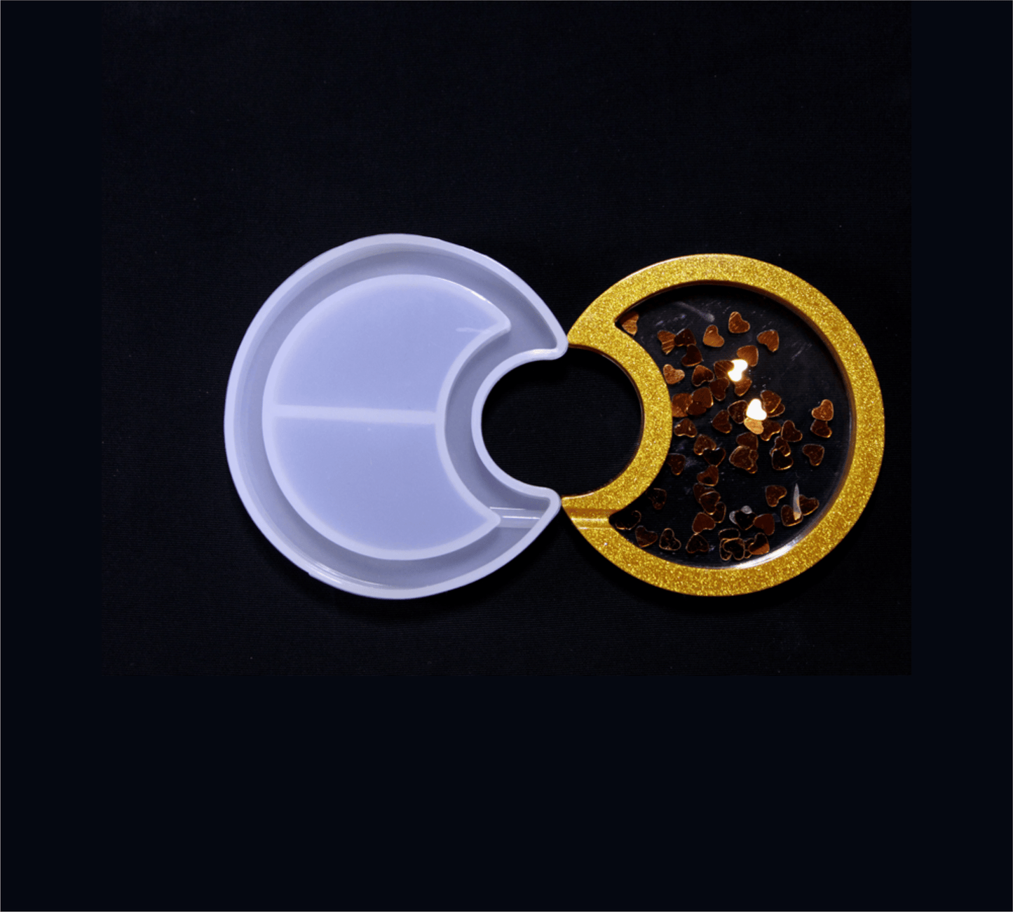 Crescent Silicone Mold Bestow Charms