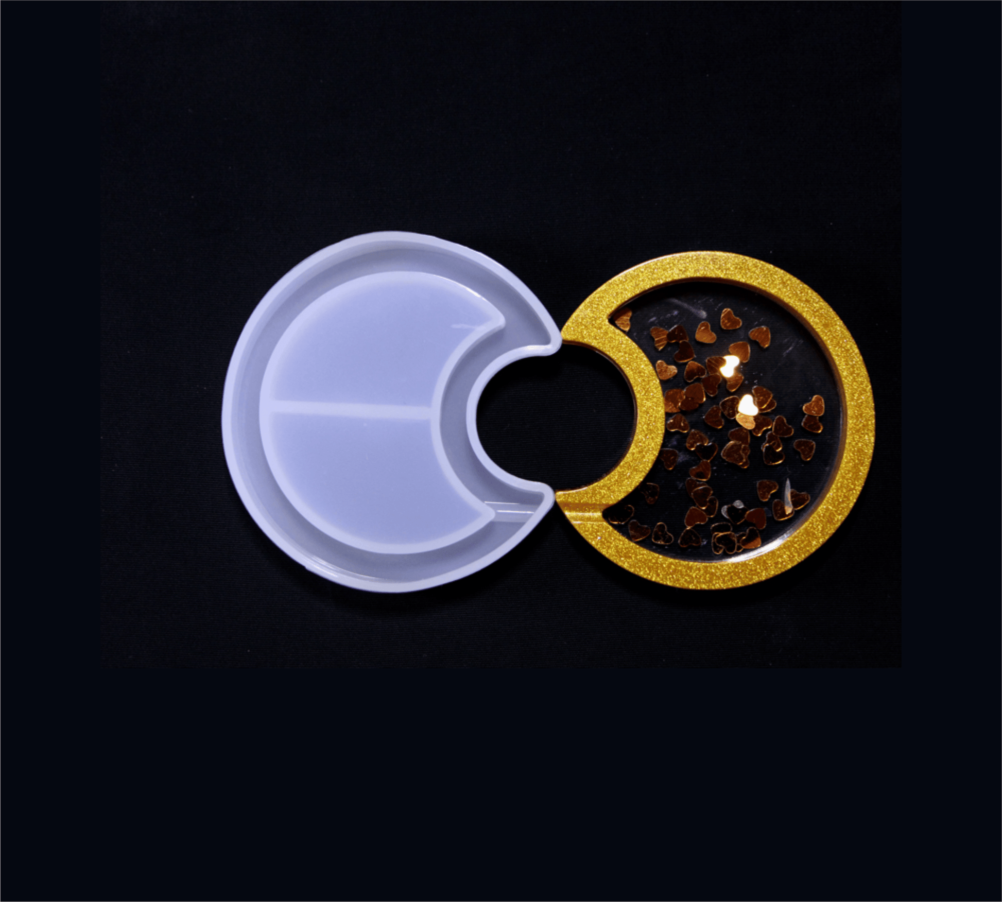 Crescent Silicone Mold Bestow Charms