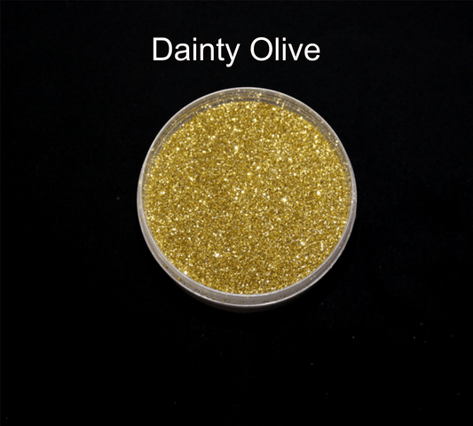 Dainty Olive Shimmer Glitter - 20gms | Shimmer Glitters Bestow Charms