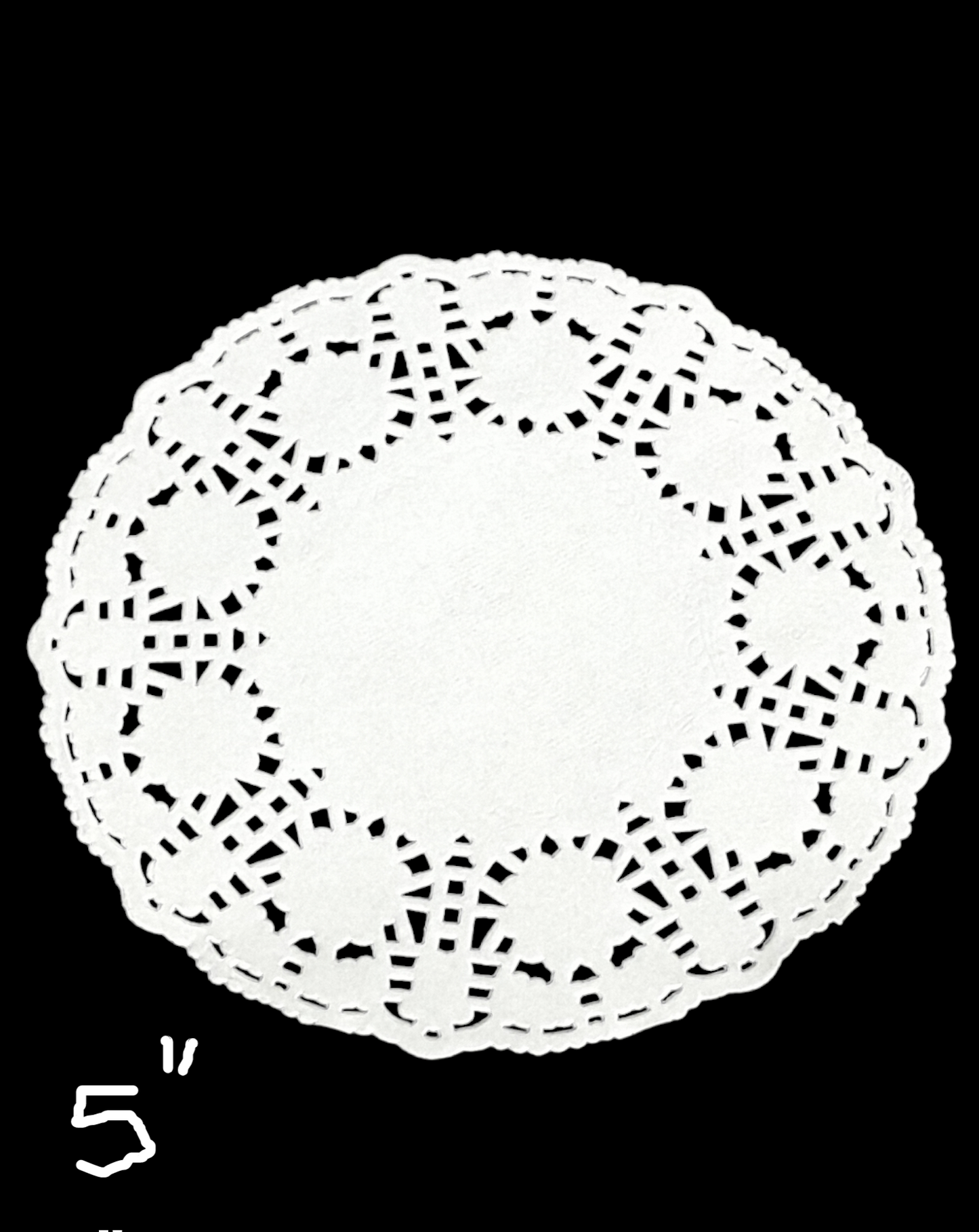 Dolly 5" white Set of 10