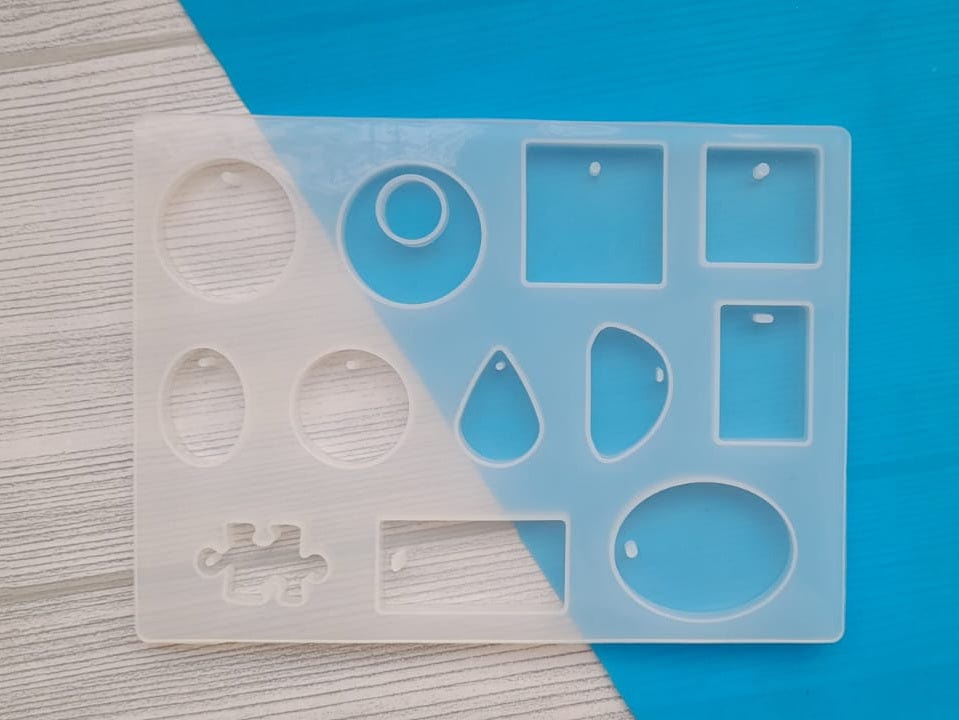 Silicone Jewellery Casting Mold | Silicone Earrings Mold | Silicone Keychains Pendant Mould Design 2 Bestow Charms
