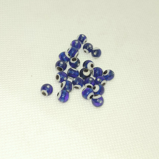 Evil Eye Blue Beads Small