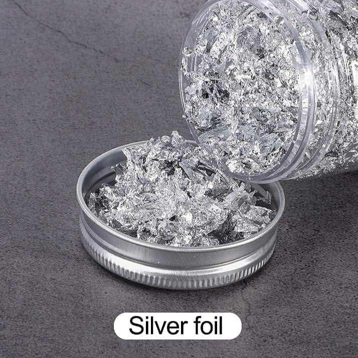 Gliding Flakes Bottle -  Silver