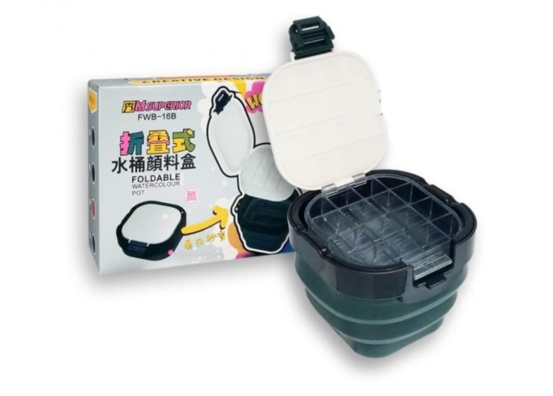 Foldable water color pot