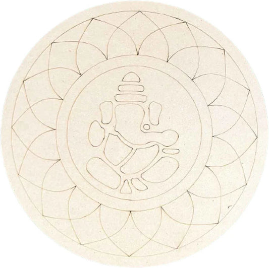 Ganesha mandala  - 4mmx4"