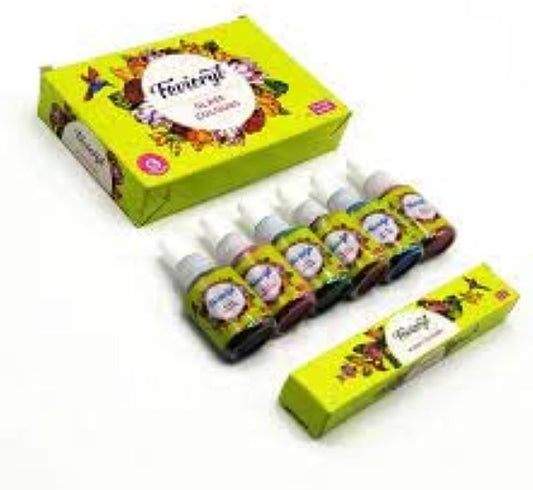 Glass colors - set of 6