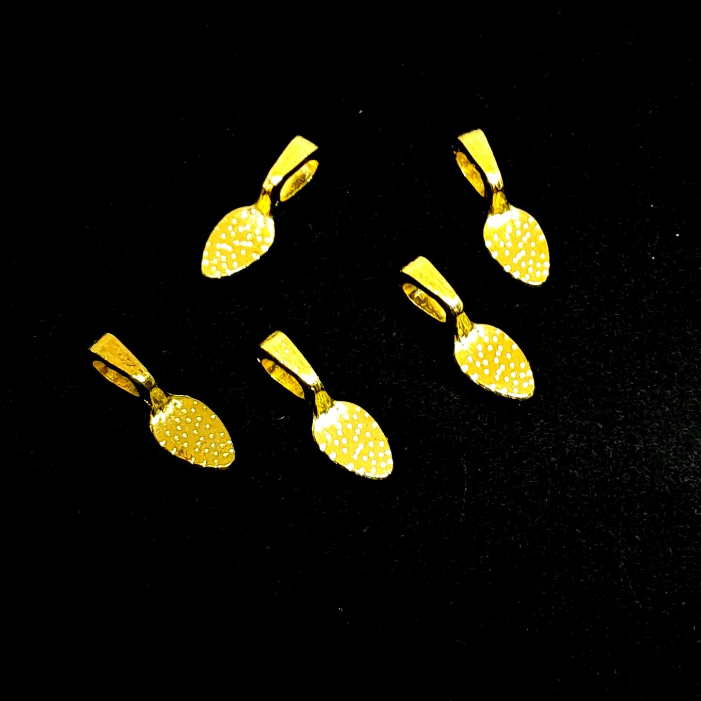 Glue on Pendant Bails - Set of 5