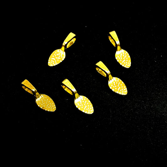 Glue on Pendant Bails - Set of 5