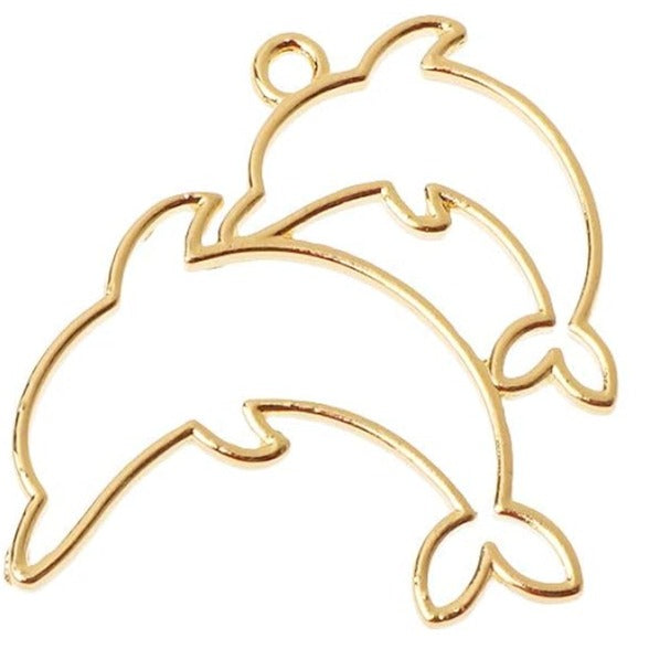 Gold Open Bezel - Set Of 2