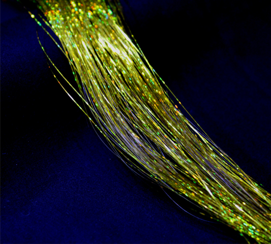 Gold Tinsel | Glittering Holographic Effects Gold Tinsel Bestow Charms